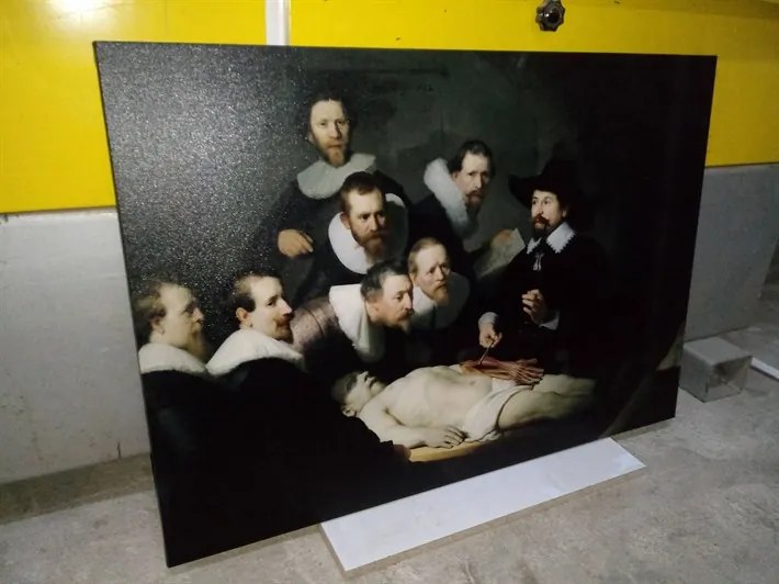 Anatomy Lesson Kanvas Tablo