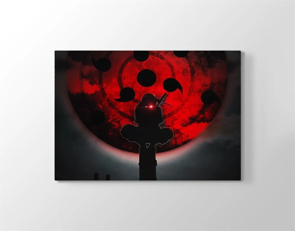 Anime İtachi Uchiha Dekoratif Kanvas Tablo