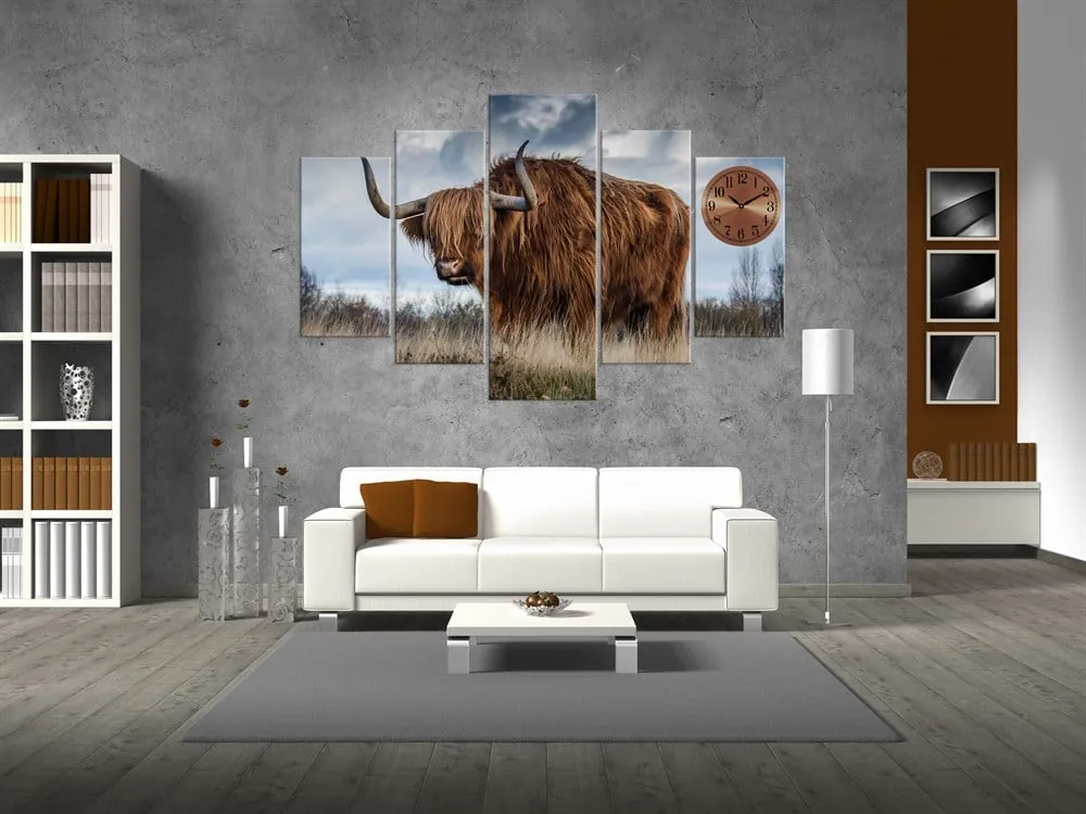 Buffalo Dekoratif 5 Parça Kanvas Tablo