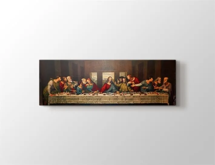 Da Vinci Son Akşam Yemeği Kanvas Tablo