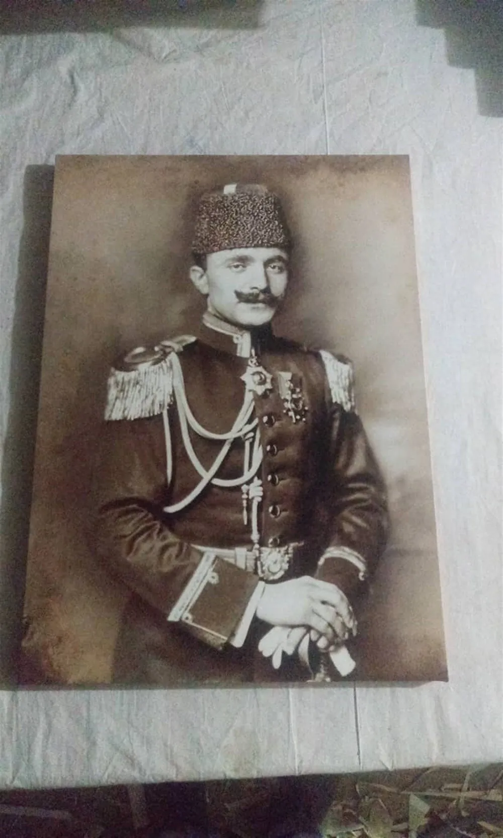 Enver Pa??a Foto??raf?? Kanvas Tablosu