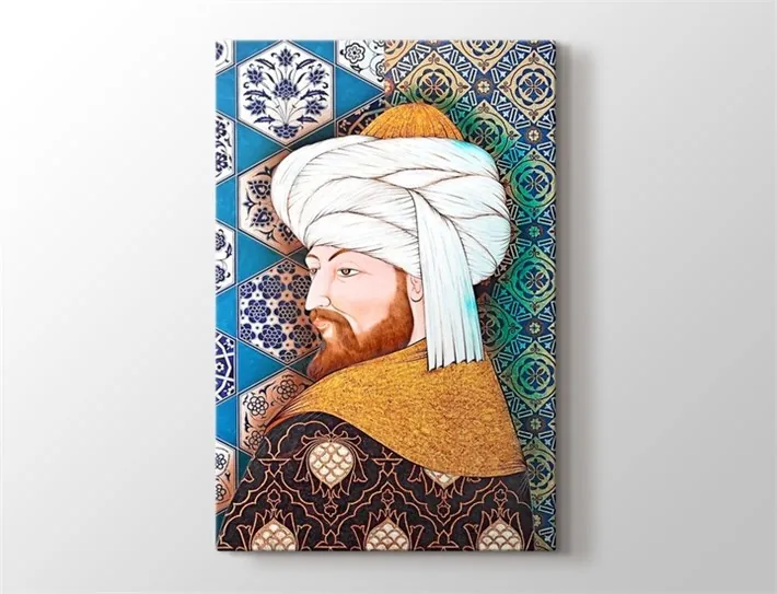 Fatih Sultan Mehmet Kanvas Tablo