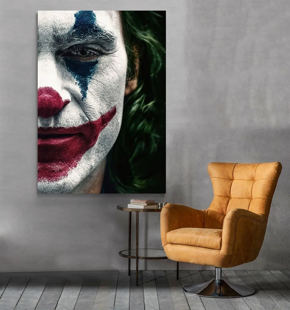 Joker Filmi Afiş Karakteri Kanvas Tablo