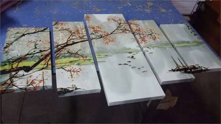 Manzaralı Kanvas Tablo