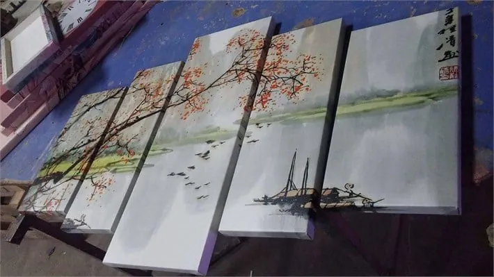 Manzaralı Kanvas Tablo