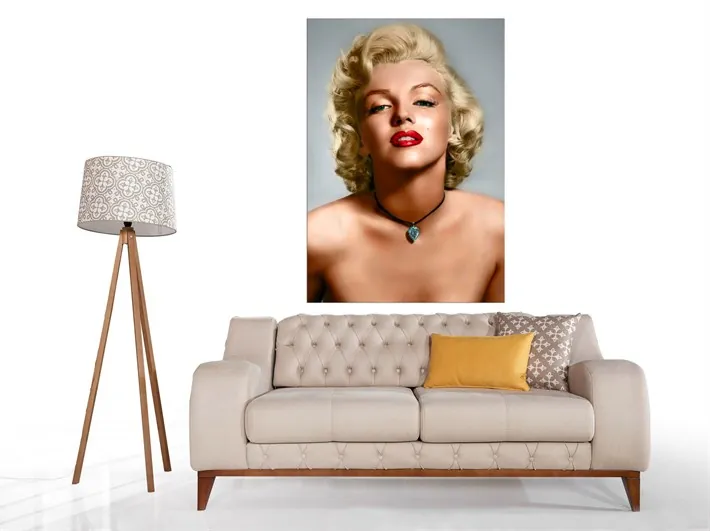 Marilyn Monroe Resimli Kanvas Tablo