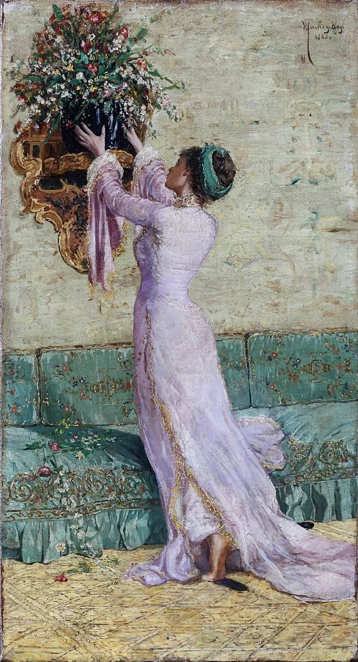 Osman Hamdi Bey'in Kadın Kanvas Tablosu