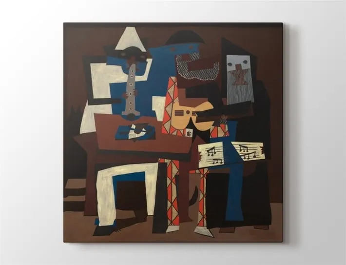 Picasso Three Musicians Kanvas Tablo