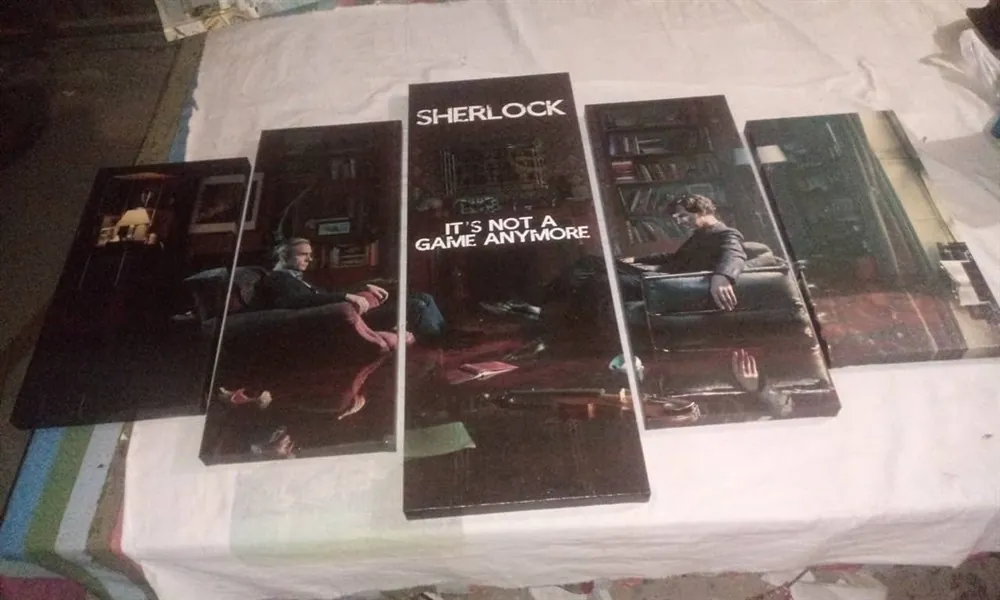 sherlock holmes ingiltere oyun bitti kanvas tablosu