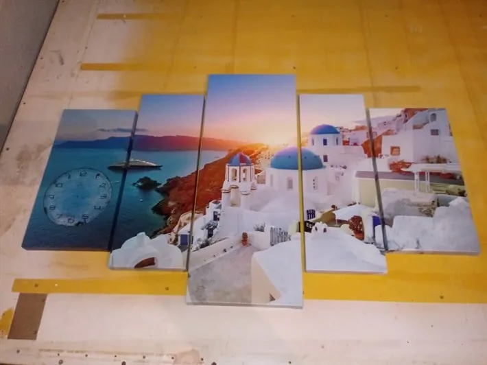 Yunanistan Santorini Manzaralı Kanvas Tablo